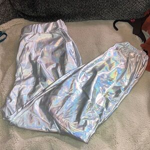 🔹4 for $30 Holographic Silver Joggers, Large